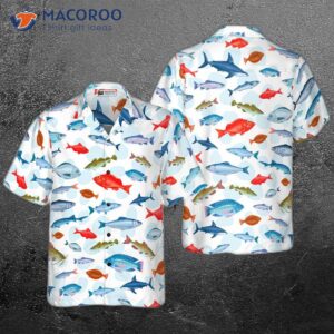 Fish Pattern Version 2 Hawaiian Shirt