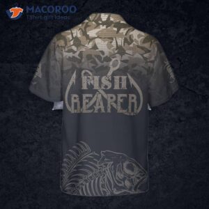 Fish Reaper, Skeleton, Fishing Hawaiian Shirt