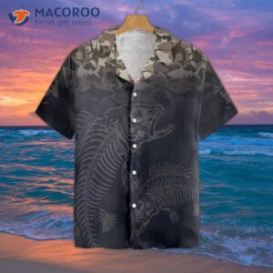 fish reaper skull skeleton hawaiian shirt 2