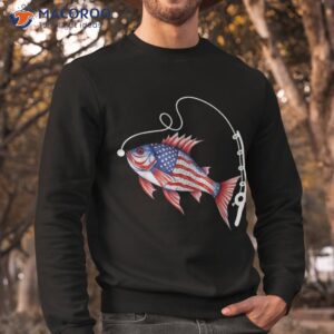 fisherman american flag fishing shirt sweatshirt