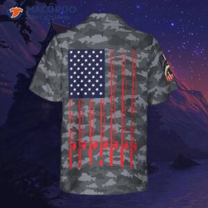 fishing american flag hawaiian shirt 1