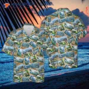 Fishing-themed Hawaiian Shirt