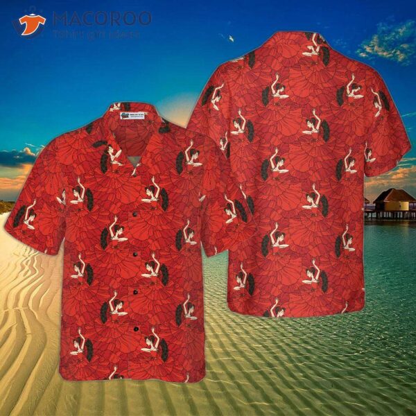 Flaco-style Hawaiian Seamless Pattern Shirt