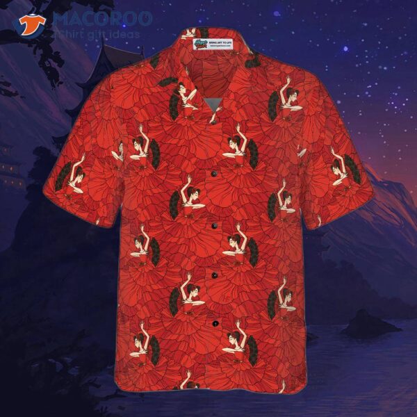 Flaco-style Hawaiian Seamless Pattern Shirt