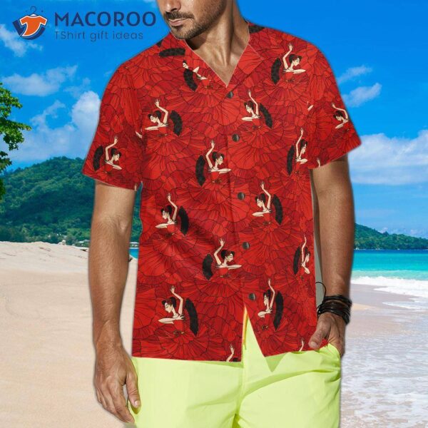 Flaco-style Hawaiian Seamless Pattern Shirt