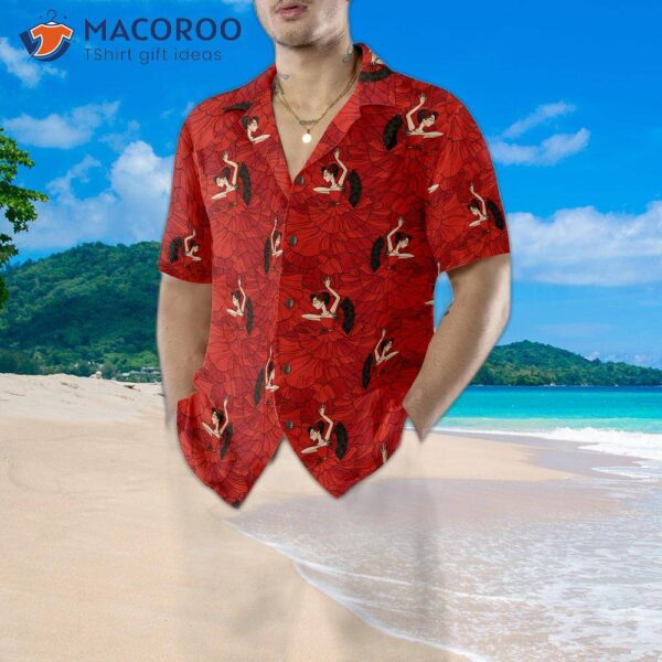 Flaco-style Hawaiian Seamless Pattern Shirt