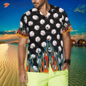 flame baseball s hawaiian shirt 3