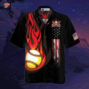 flame football hawaiian shirt 2