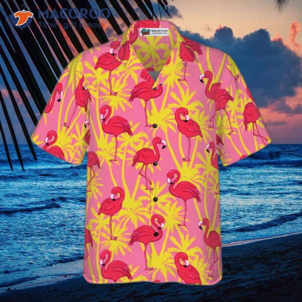 Flamingo 02 Hawaiian Shirt