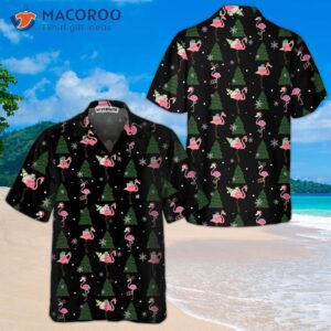 flamingo merry xmas you all hawaiian shirt funny christmas best gift idea 0
