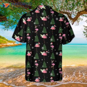 flamingo merry xmas you all hawaiian shirt funny christmas best gift idea 1