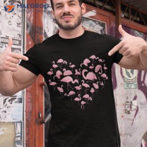 flamingo shirts for girls kids heart cute shirt tshirt 1