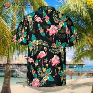 flamingo tropical pattern v2 hawaiian shirt 1
