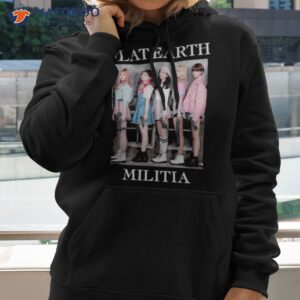 flat earth militia shirt hoodie 2