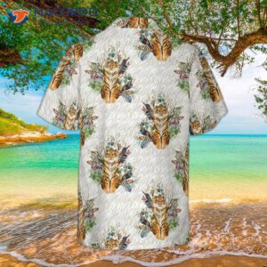 floral boho tiger shirt for hawaiian 1