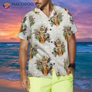 floral boho tiger shirt for hawaiian 3