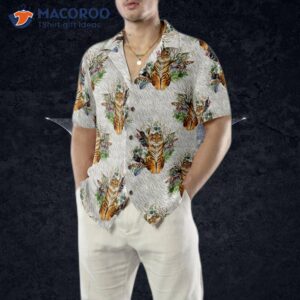 floral boho tiger shirt for hawaiian 4