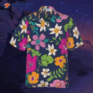 floral flower 04 hawaiian shirt 2