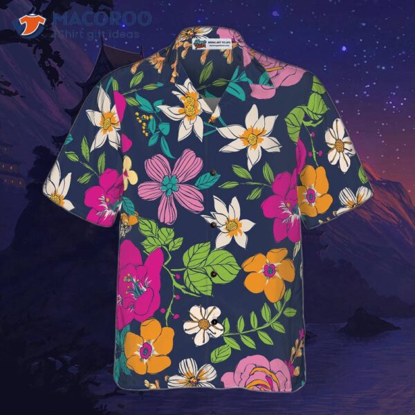 “floral Flower 04 Hawaiian Shirt”