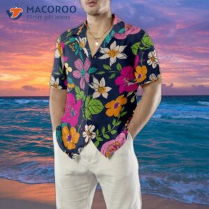 floral flower 04 hawaiian shirt 4