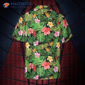 Floral-patterned Summer Hawaiian Shirt