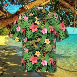 floral patterned summer hawaiian shirt 2