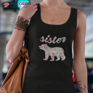 floral sister bear shirt matching family bear shirt tank top 4