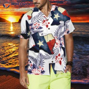 floral texas hawaiian shirt for made in state a long time ago proud flag 4