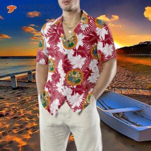 florida flag seamless pattern usa hawaiian shirt 4