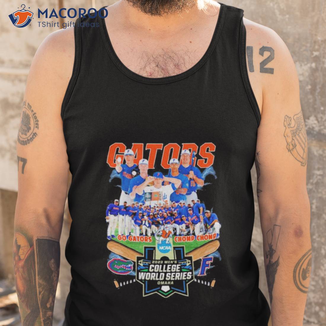 Florida Gators Go Gator Chomp Chomp 2023 Men’s College World Series Omaha Shirt Florida Gators Go Gator Chomp Chomp 2023 Men’s College World Series Omaha Shirt