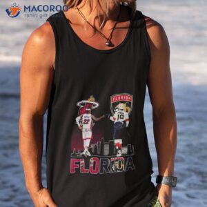 florida panthers and miami heat butler and tkachuk skylines signatures shirt tank top