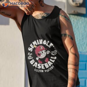 florida state seminoles colton vincent 2023 ncaa baseball shirt tank top 1