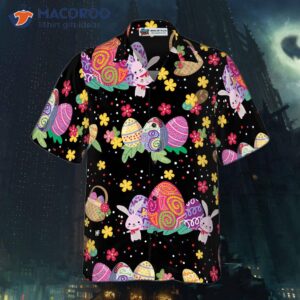 flower bunny easter hawaiian shirt 2