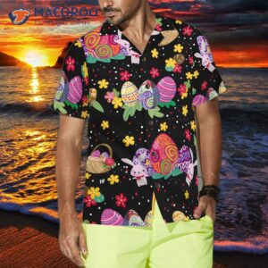 flower bunny easter hawaiian shirt 3