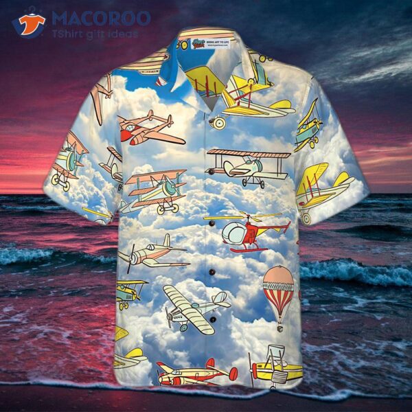 Fly Away In A Hawaiian Shirt Plane