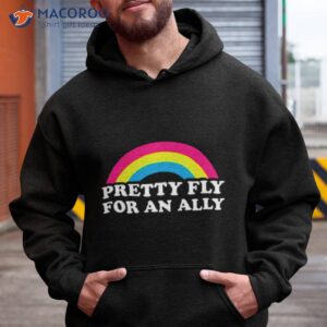 fly for an ally rainbow shirt hoodie