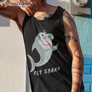 fly shark shirt tank top 1