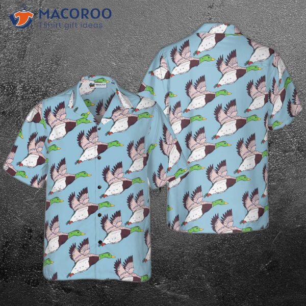 Flying Duck Hawaiian Shirt For