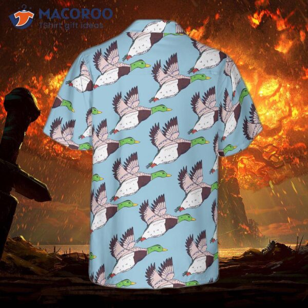 Flying Duck Hawaiian Shirt For