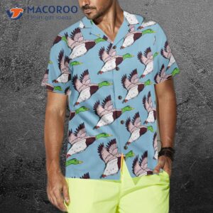 flying duck hawaiian shirt for 3