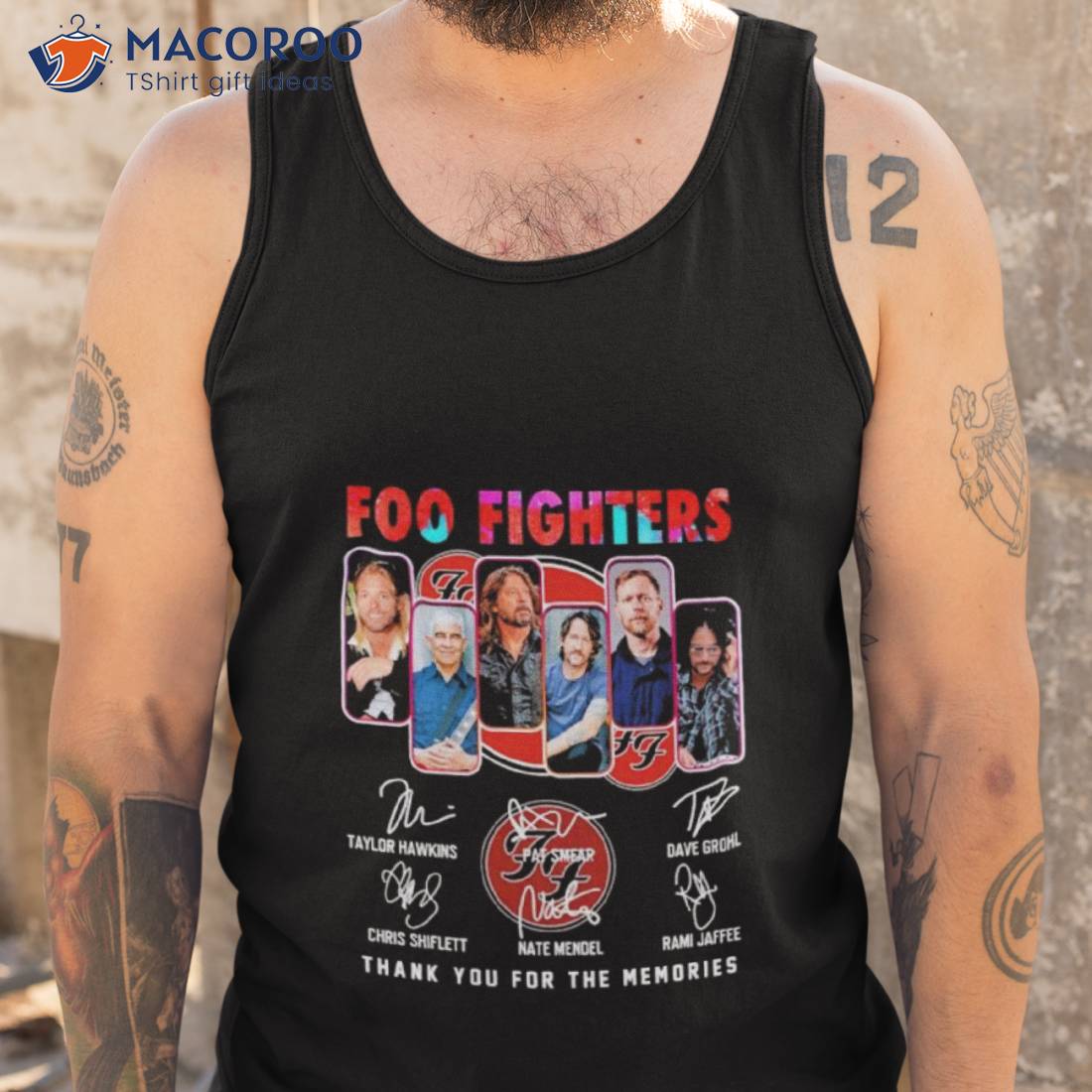 Foo Fighters 2023 Thank You For The Memories Signatures Shirt Foo Fighters 2023 Thank You For The Memories Signatures Shirt