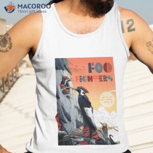 foo fighters june 14 2023 rogers ar poster shirt tank top 3