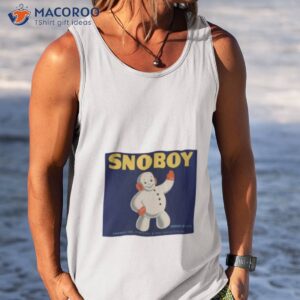 food crate label snoboy snowman fruit vegetable produce shirt tank top