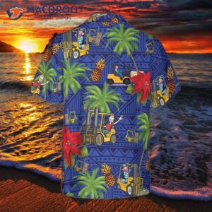 forklift life hawaiian shirt 1