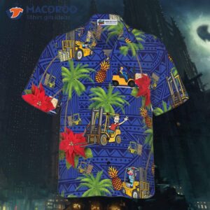 forklift life hawaiian shirt 2