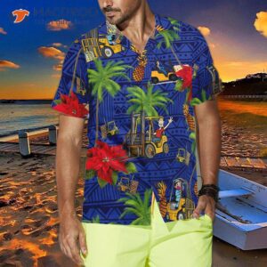 forklift life hawaiian shirt 3