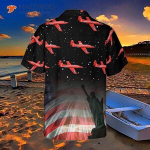 Fourth Of July Aircraft Hawaiian Shirt