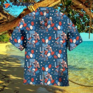 fourth of july independence day usa pattern hawaiian shirts 0