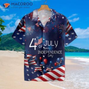 fourth of july is the united states independence day flag hawaiian shirt 2