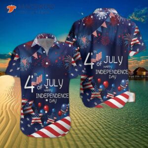 fourth of july is the united states independence day flag hawaiian shirt 3